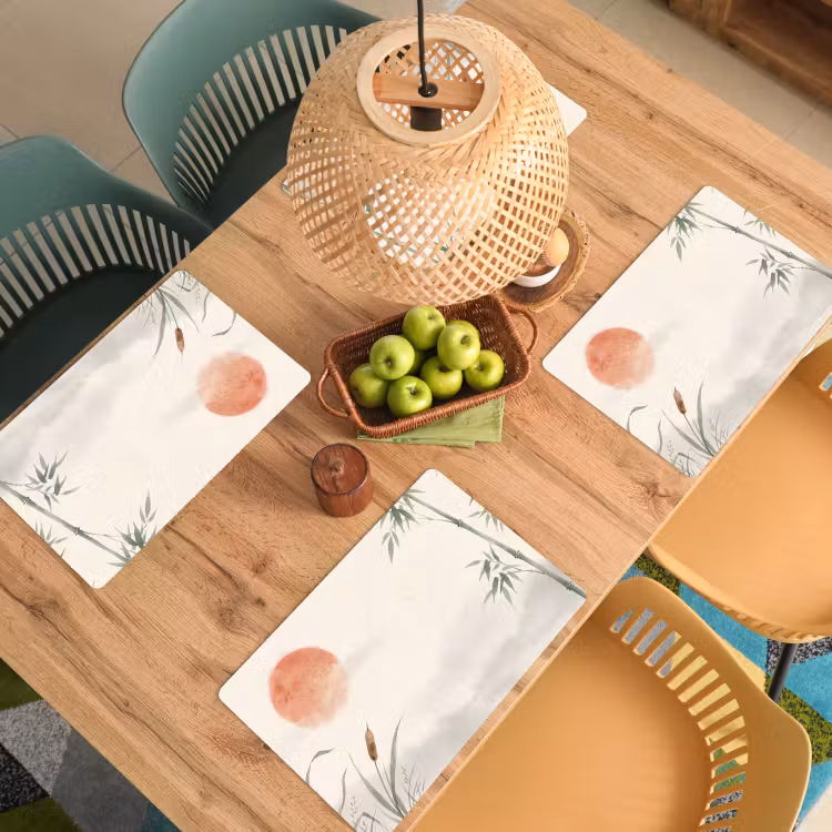 Set de table - Minimaliste - Bambou - Vert — 4