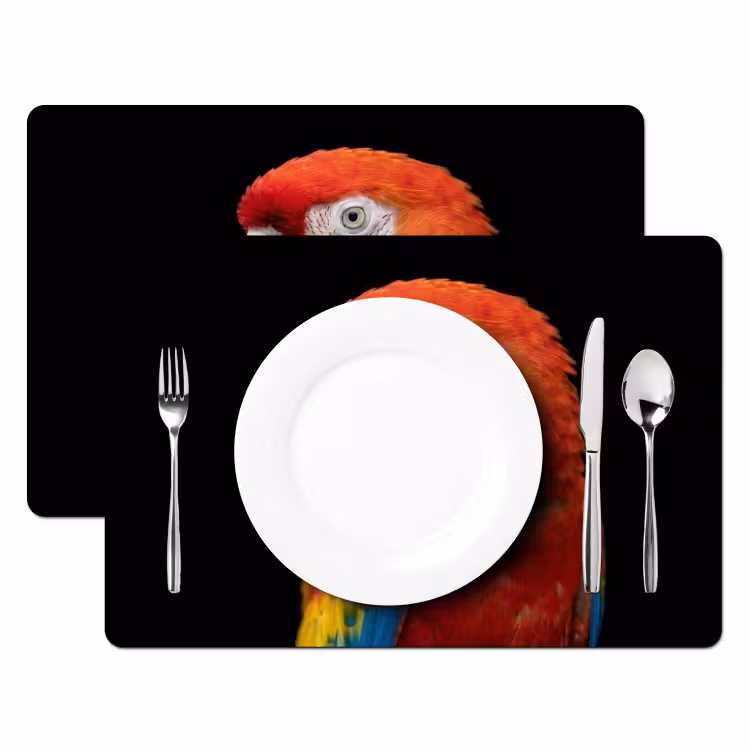 Set de table - Ara - Portrait - Rouge — 2