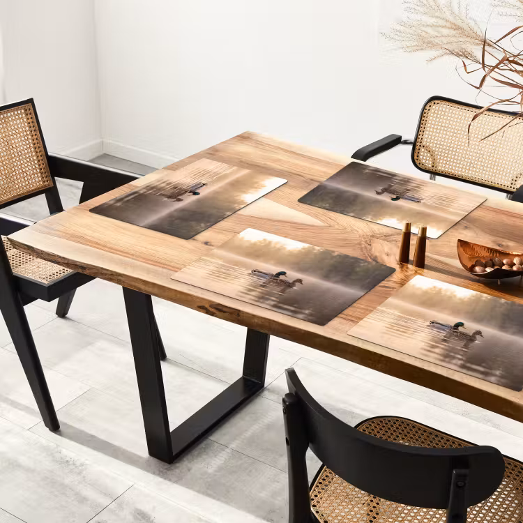 Set de table - Canards - Eau - Brouillard - Nature — 3