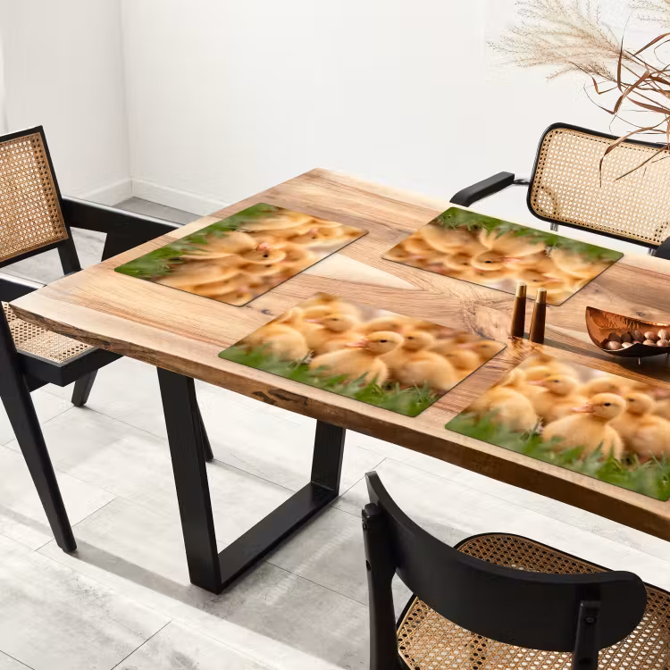 Set de table - Flèche - Canard - Nature - Jaune — 3