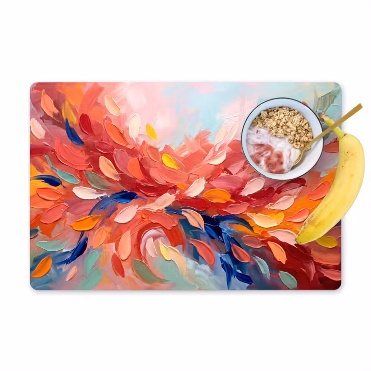 Set de table - Fleurs - Abstrait - Art - Moderne — 1