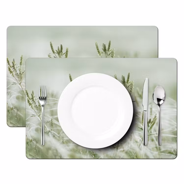 Set de table - Herbes - Minimaliste - Vert — 2