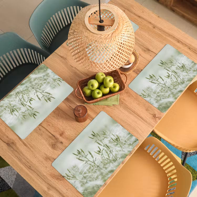 Set de table - Herbes - Minimaliste - Vert — 4