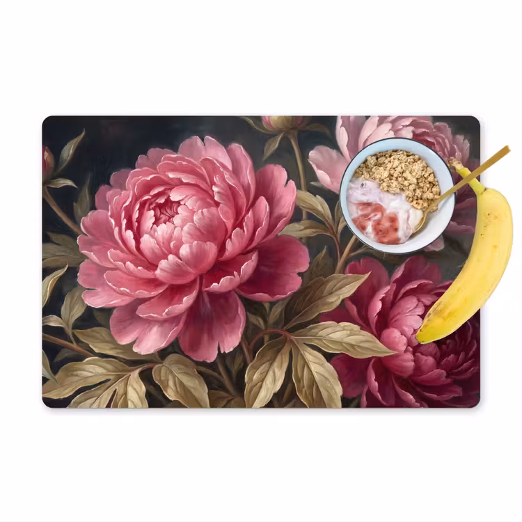 Set de table - Fleurs - Rose - Classique - Nature — 1