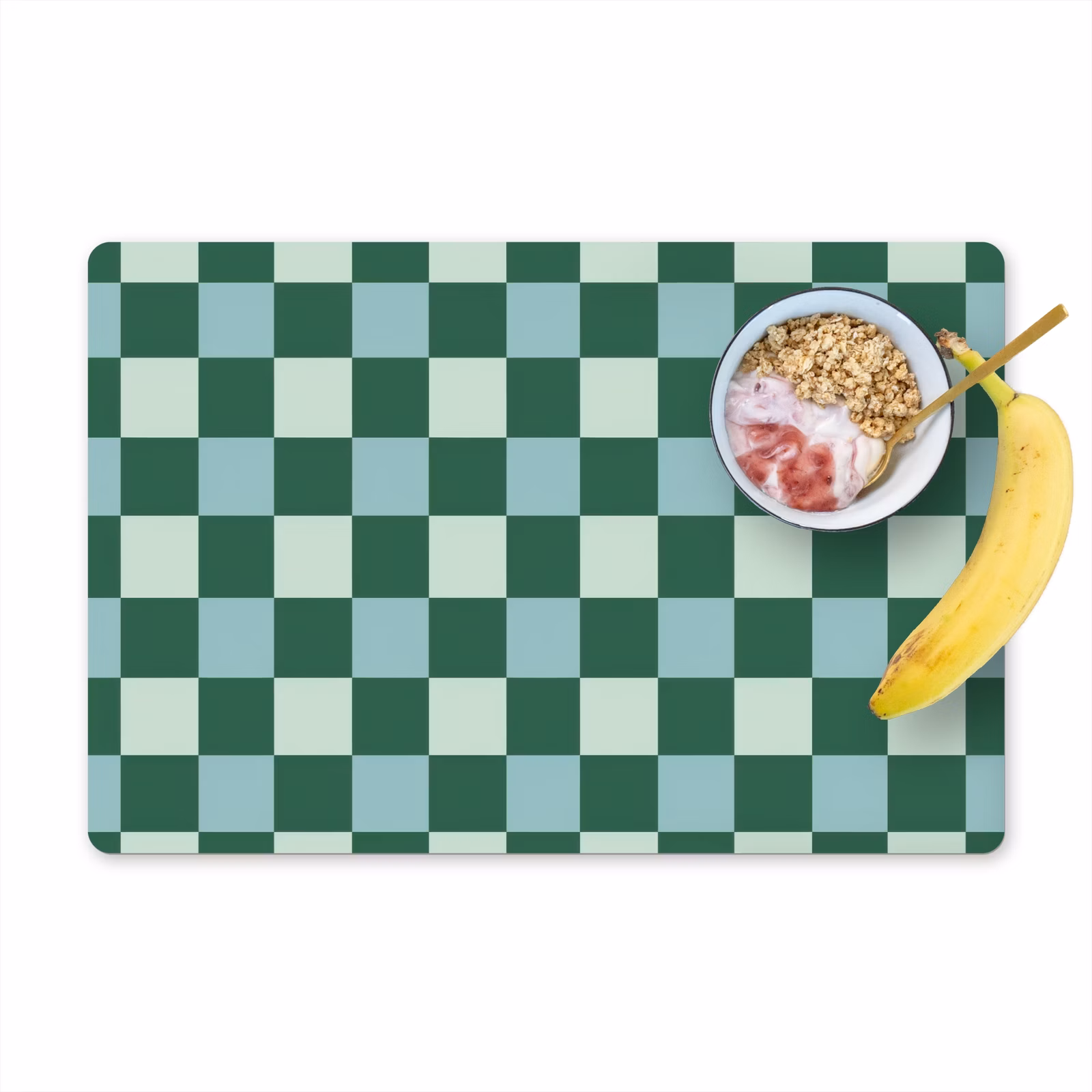 Set de table - Échiquier - Classic - Vert — 1