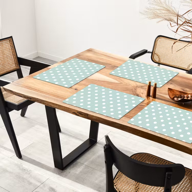 Set de table - Classique - Polka - Vert — 3