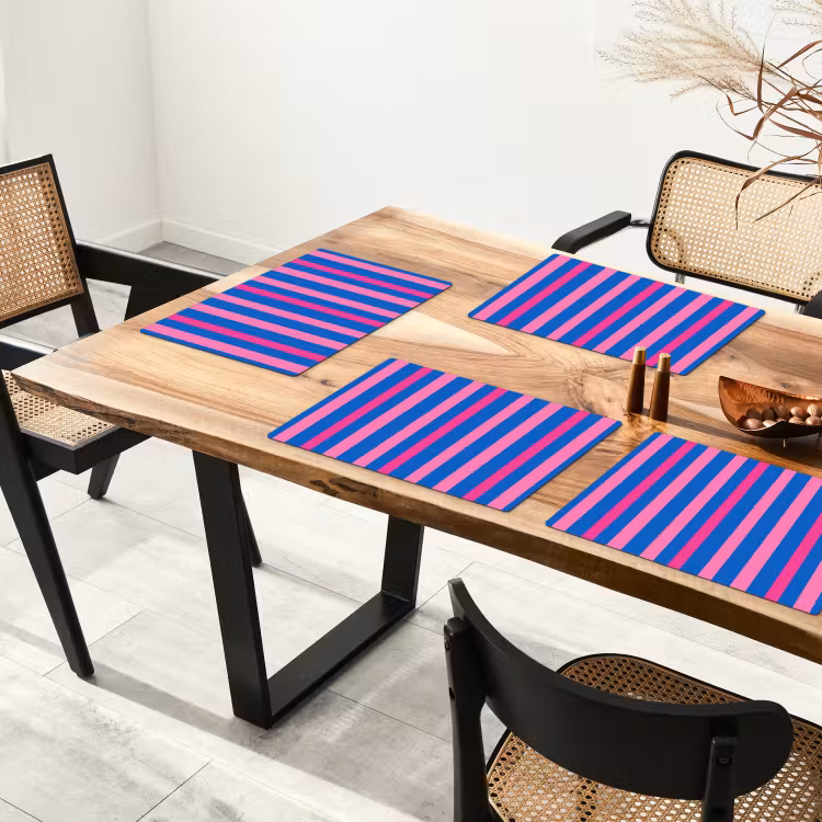 Set de table - Moderne - Optique - Rose — 3