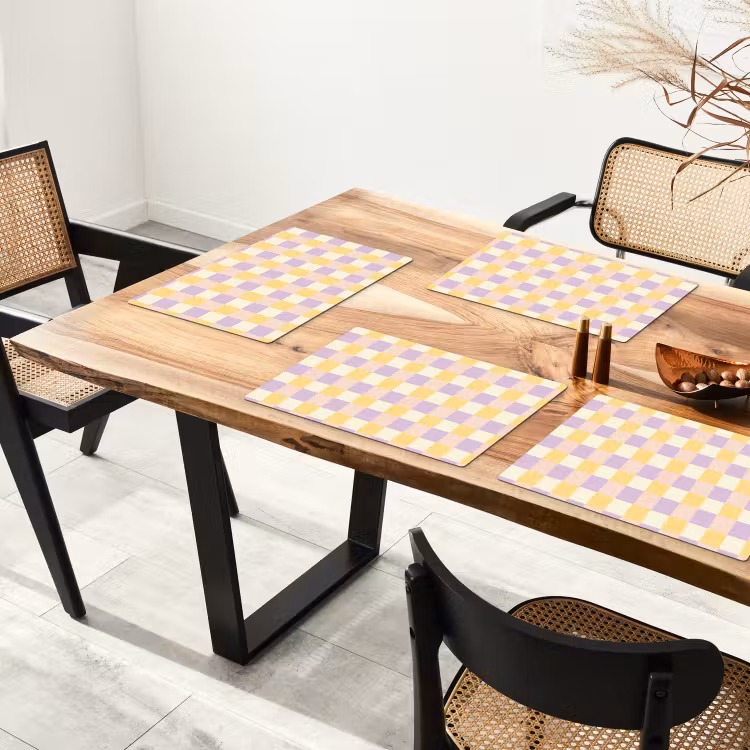 Set de table - Blocs - Lilas - Jaune — 3