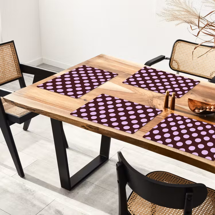 Set de table - Classique - Points - Violet — 3