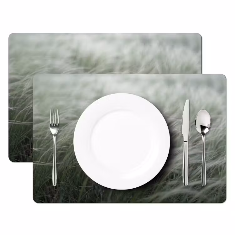 Set de table - Herbe - Flou - Nature - Vert - Doux — 2