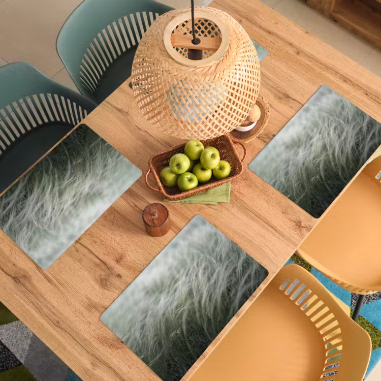 Set de table - Herbe - Flou - Nature - Vert - Doux — 4