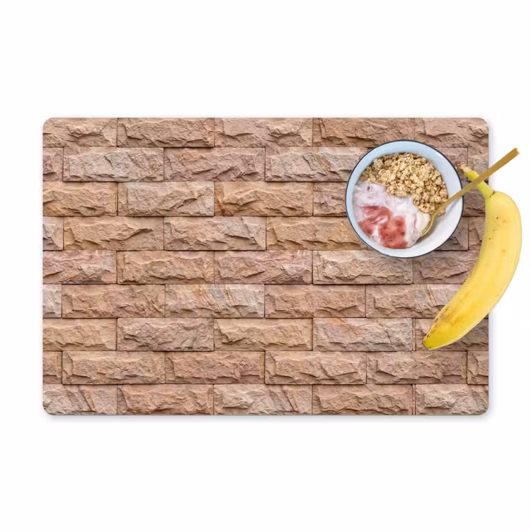 Set de table - Mur - Pierre - Brut - Texture - Beige — 1