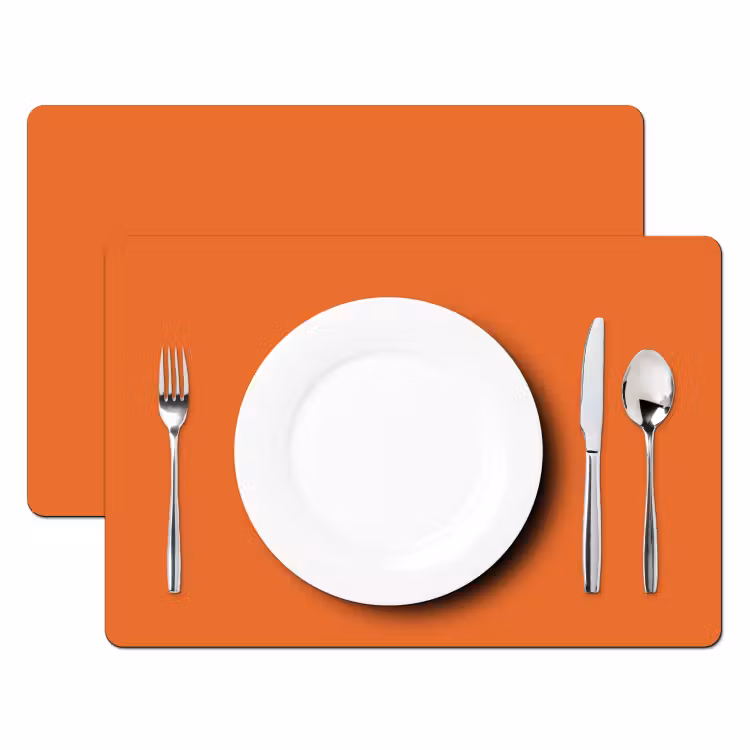 Set de table - Brûlé - Sienne - Orange — 2