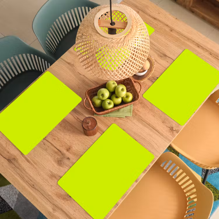 Set de table - Électrique - Citron - Jaune — 4