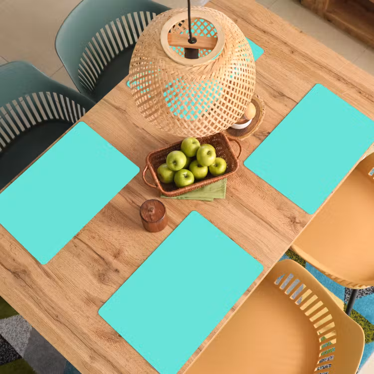 Set de table - Électrique - Cyan - Turquoise — 4