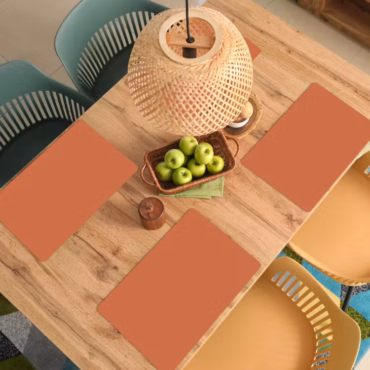 Set de table - Classique - Terre cuite - Orange — 4