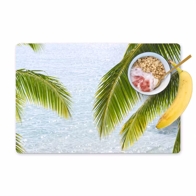 Set de table - Arbre - Feuilles - Eau - Tropical - Vert — 1