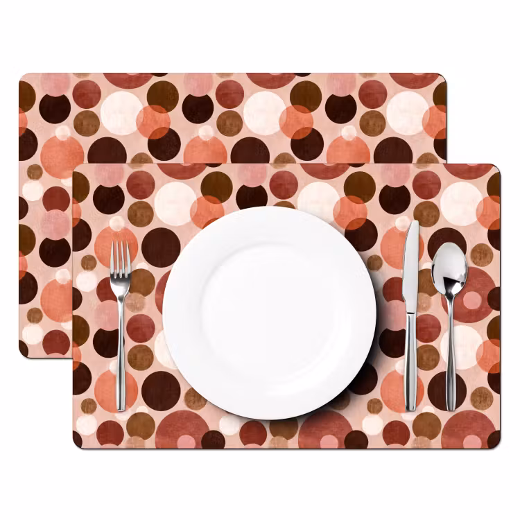 Set de table - Cercles - Moderne - Coloré — 2