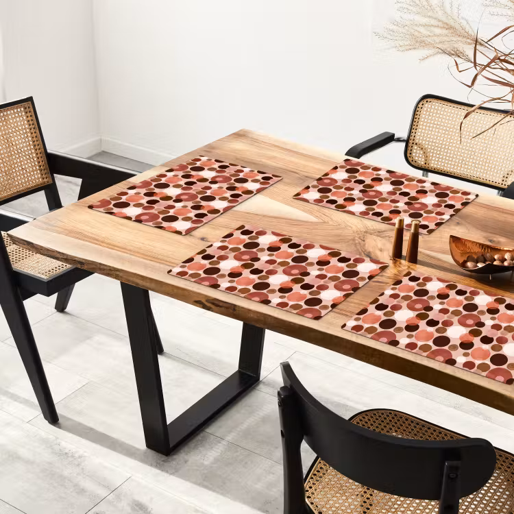 Set de table - Cercles - Moderne - Coloré — 3