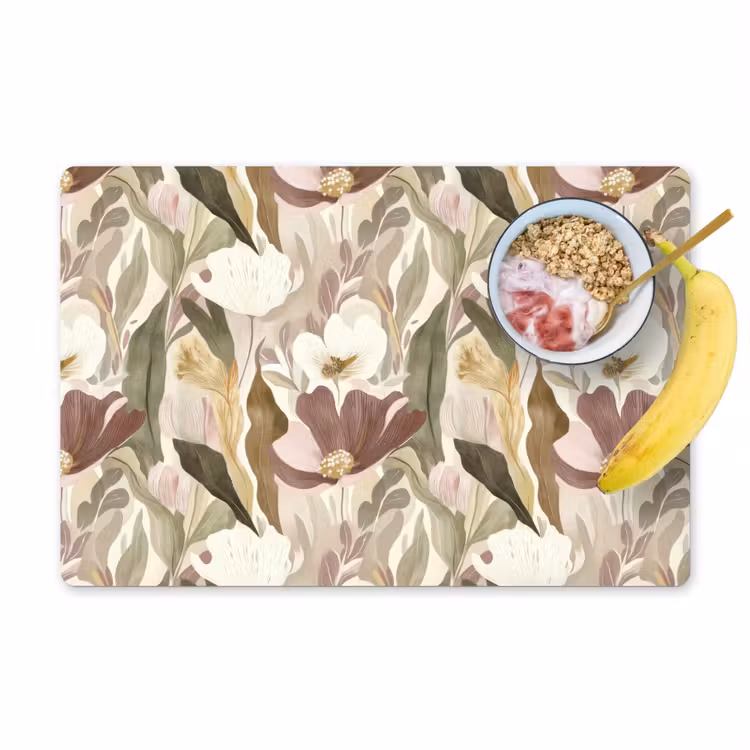 Set de table - Fleurs - aquarelle - coloré — 1