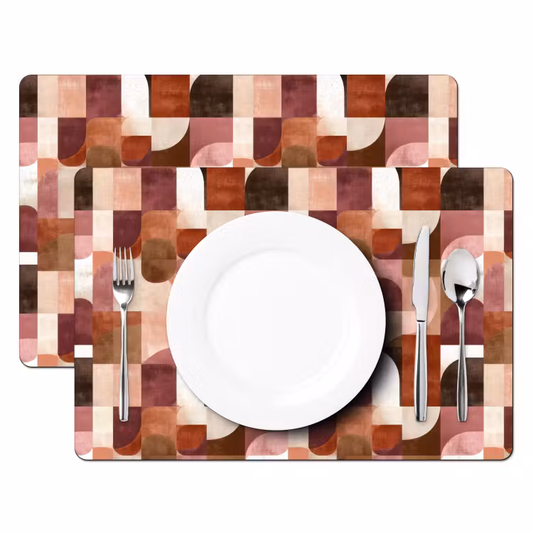 Set de table - Géométrie - Moderne - Rétro — 2