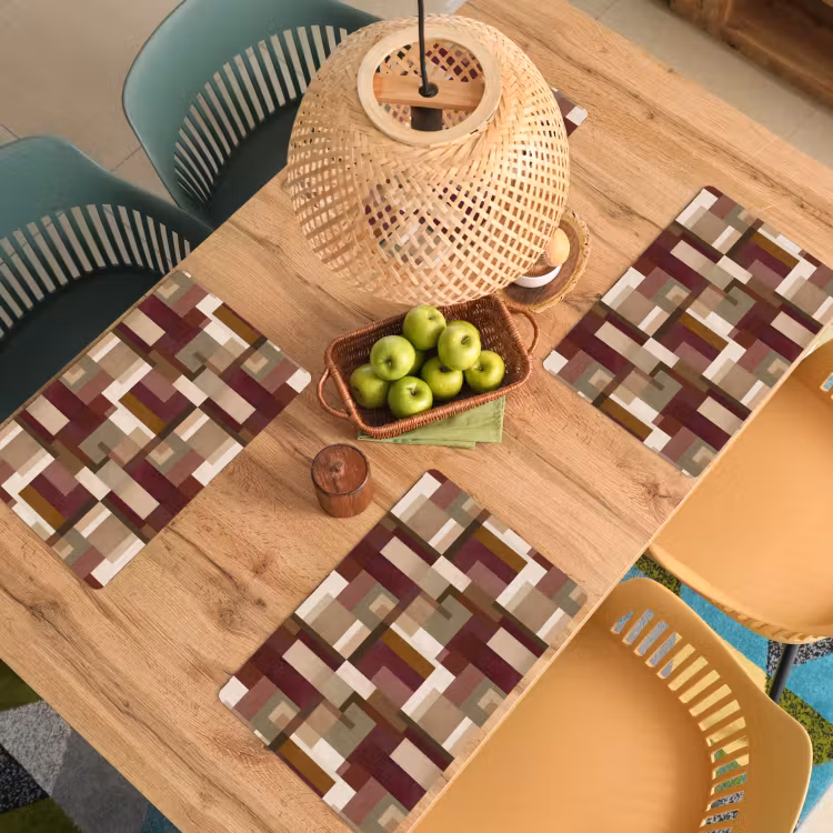 Set de table - Moderne - Géométrique - Coloré — 4