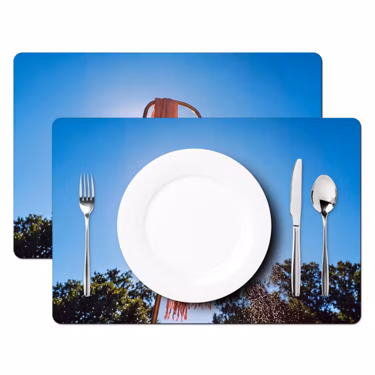 Set de table - Douche - Eau - Été - Bleu — 2
