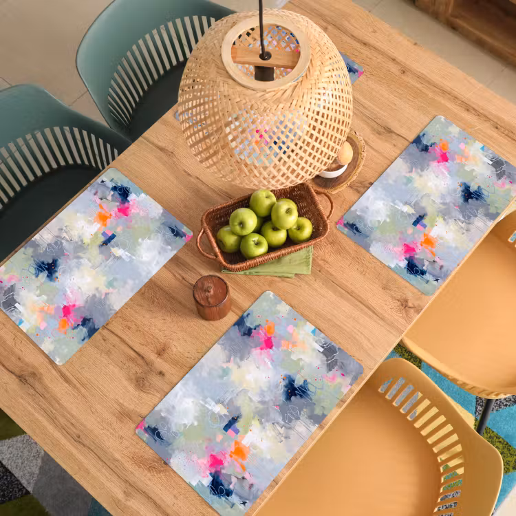 Set de table - Abstrait - Coloré - Moderne - Art — 4