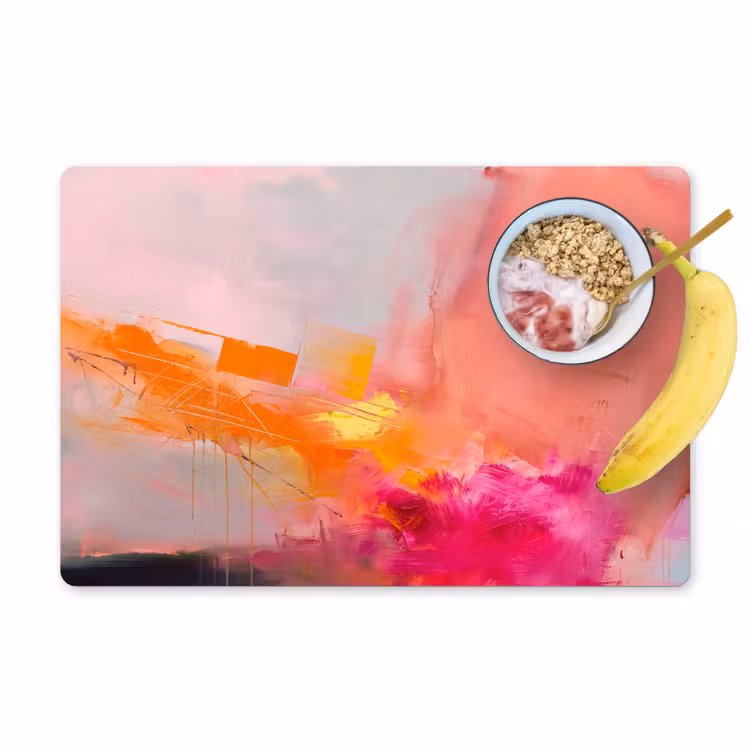 Set de table - Abstrait - Coloré - Moderne - Rose — 1