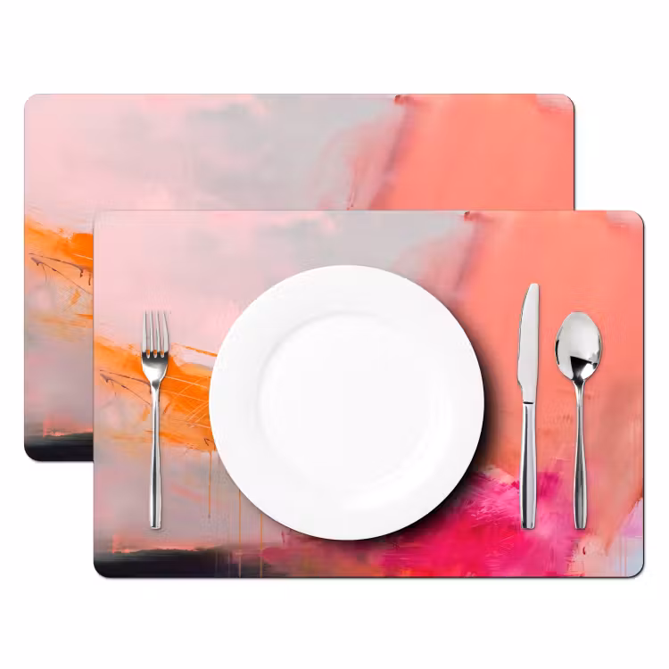 Set de table - Abstrait - Coloré - Moderne - Rose — 2