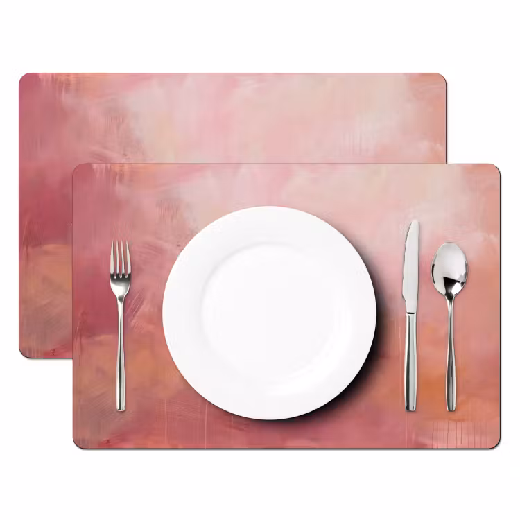 Set de table - Art - Fluide - Pastel - Abstrait — 2