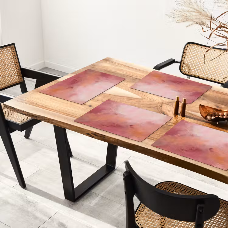 Set de table - Art - Fluide - Pastel - Abstrait — 3