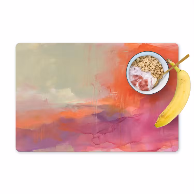 Set de table - Art - Fluide - Transitions - Orange — 1