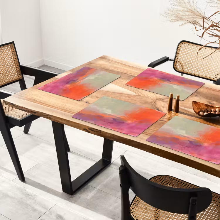 Set de table - Art - Fluide - Transitions - Orange — 3