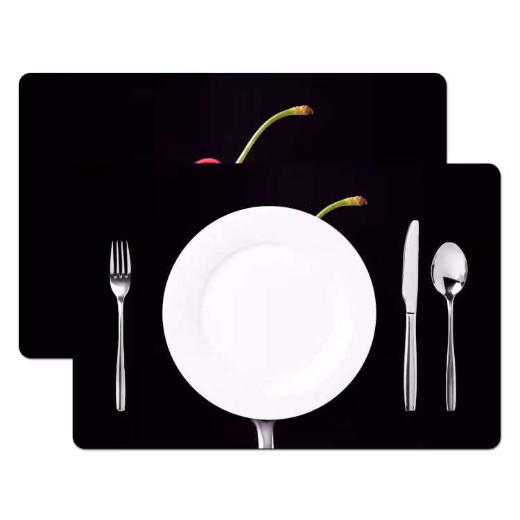 Set de table - Cerise rouge - Fourchette — 2