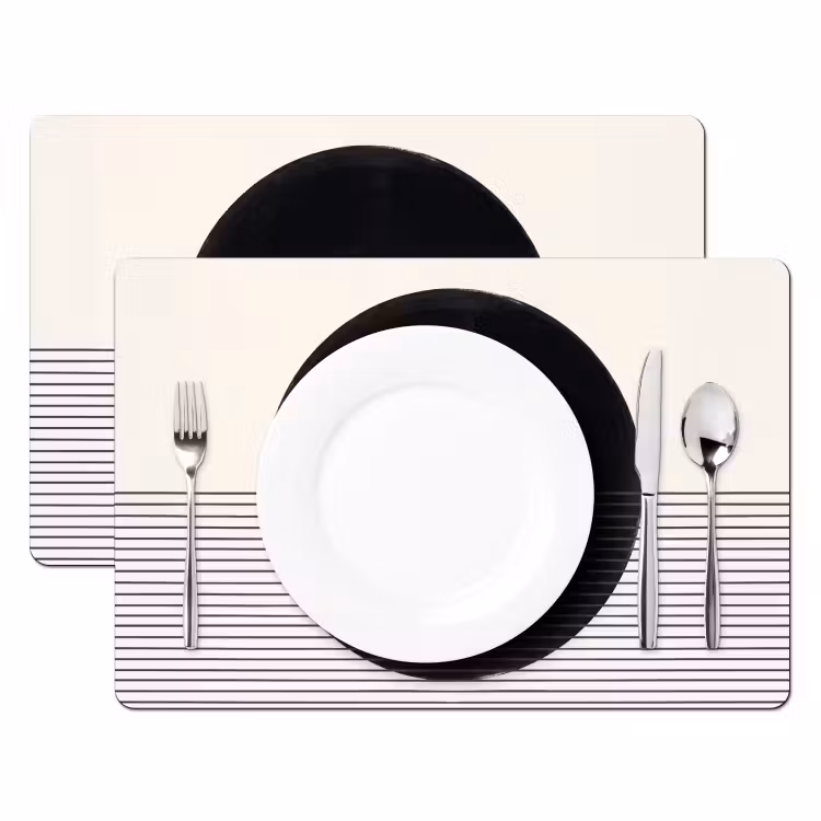 Set de table - Cercle - Lignes - Abstrait — 2