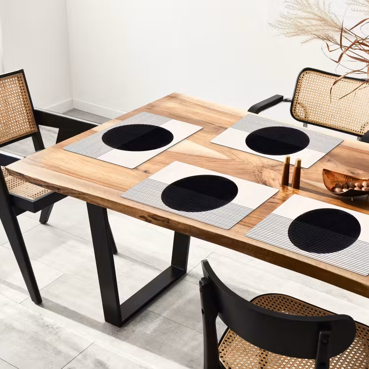Set de table - Cercle - Lignes - Abstrait — 3