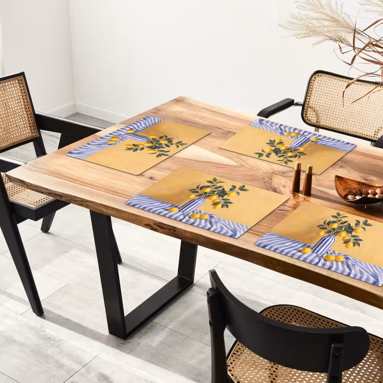 Set de table - Citron - Nature morte - Moderne — 3