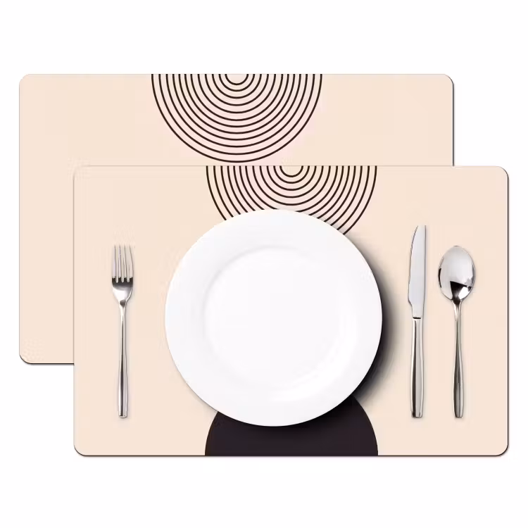 Set de table - Équilibre géométrique - Art — 2
