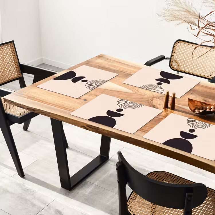 Set de table - Équilibre géométrique - Art — 3