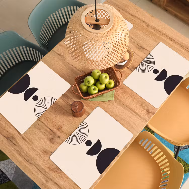 Set de table - Équilibre géométrique - Art — 4