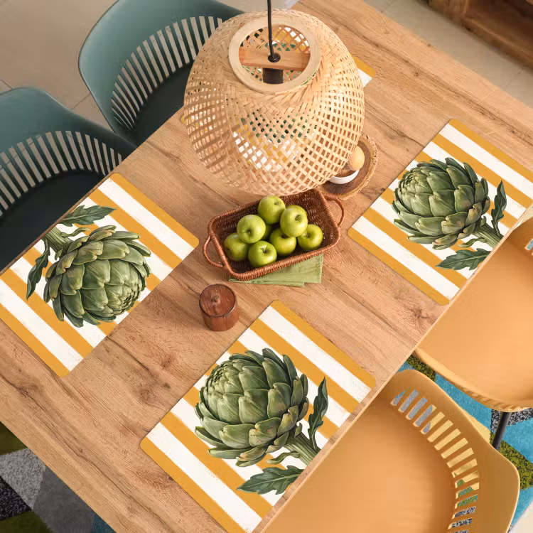 Set de table - Artichaut - Moderne - Légume — 4
