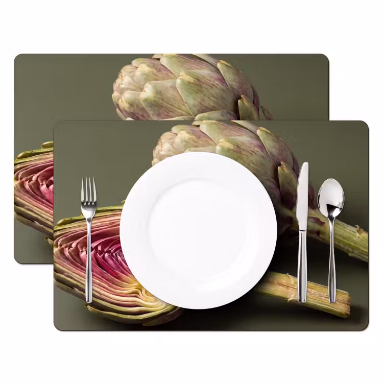 Set de table - Artichaut - Violet - Aliment — 2