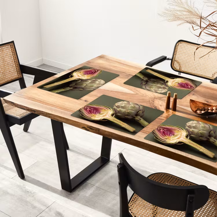 Set de table - Artichaut - Violet - Aliment — 3