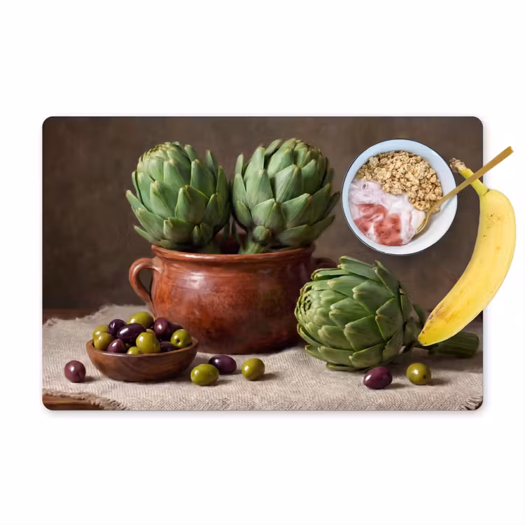 Set de table - Artichauts - Olives - Alimentation — 1
