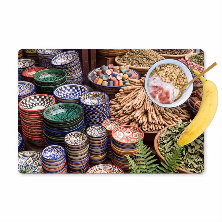 Set de table - Céramique - Orientale - Colorée — 1