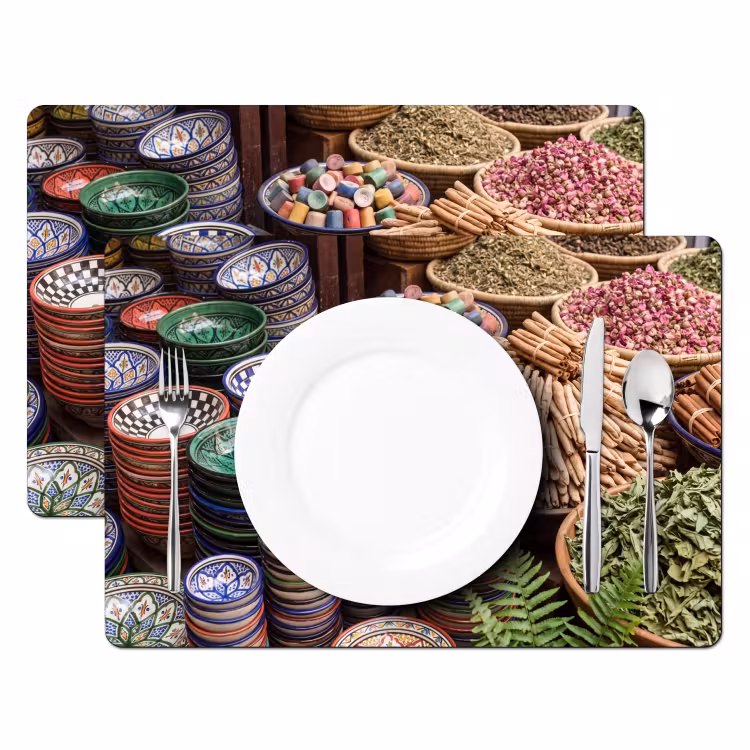 Set de table - Céramique - Orientale - Colorée — 2
