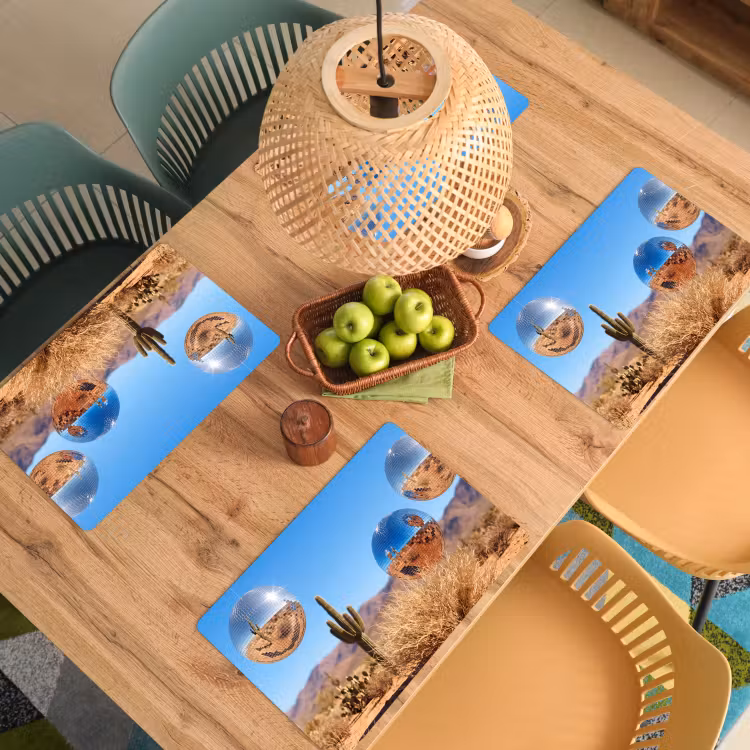 Set de table - Désert - Boule à facettes - Art — 4