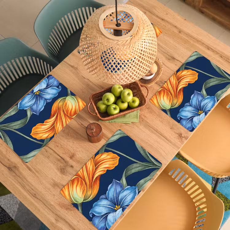 Set de table - Fleurs - Botanique - Motif — 4