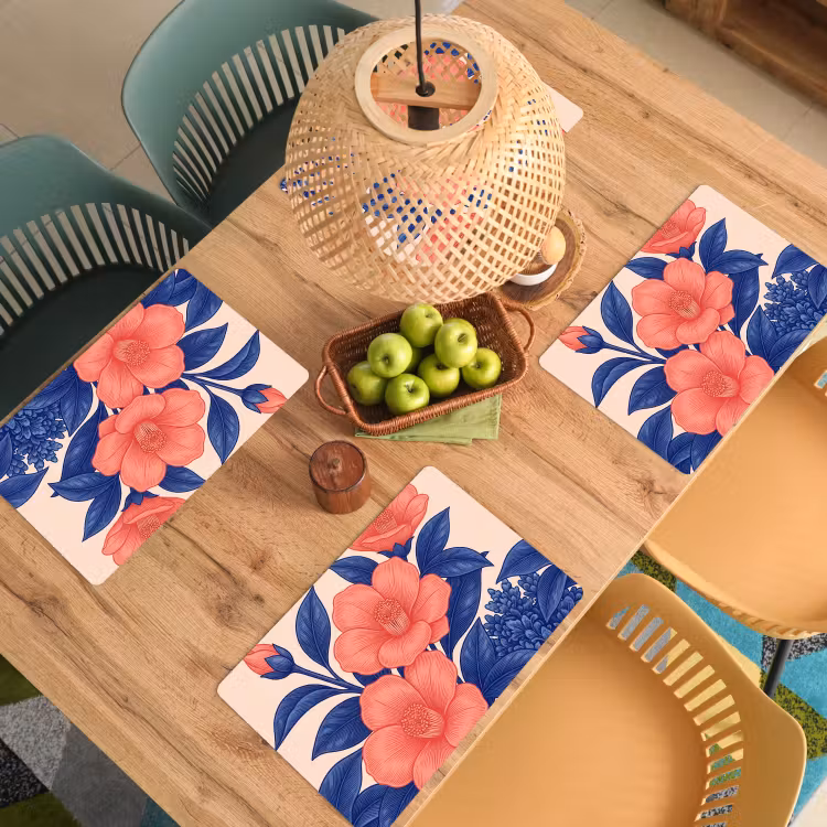 Set de table - Fleurs - Feuilles - Botanique — 4